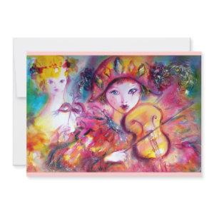 ARLECCHINO AND COLOMBINA Venetian Mardi Gras Masks