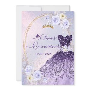ArtsApp H2 Ombre Purple Sparkling Quinceanera