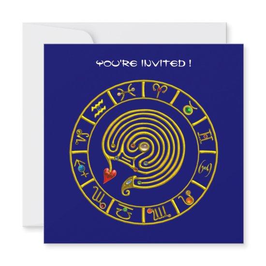 ASTRAL LABYRINTH , black and white ,blue red