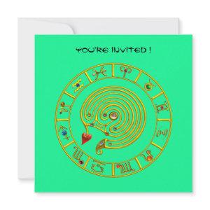 ASTRAL LABYRINTH , white  green ,blue red