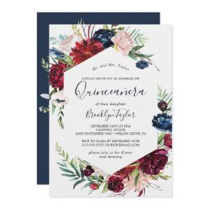 Autumn Garden | Burgundy Quinceañera