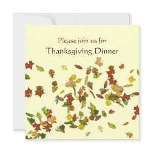 AUTUMN LEAVES Thanksgiving Dinner Party