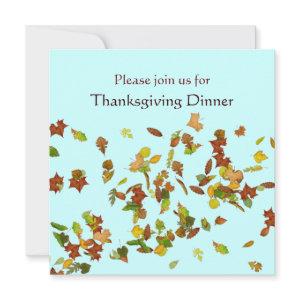 AUTUMN LEAVES Thanksgiving Dinner Party