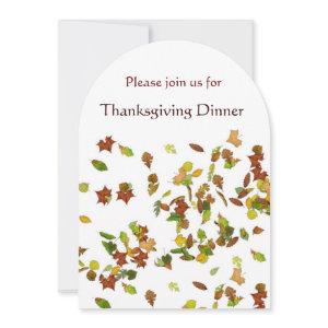 AUTUMN LEAVES Thanksgiving Dinner Party