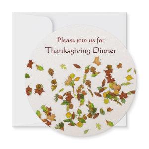 AUTUMN LEAVES Thanksgiving Dinner Party
