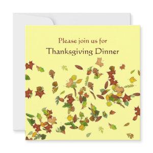 AUTUMN LEAVES Thanksgiving Dinner Party