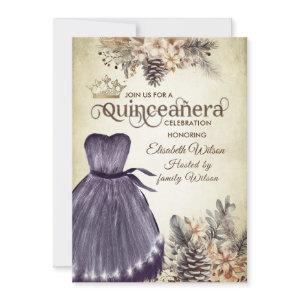 Autumn vintage elegant floral  tiara Quinceañera