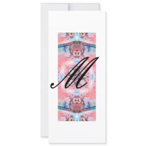 AVALON Abstract Monogram Pink Purple