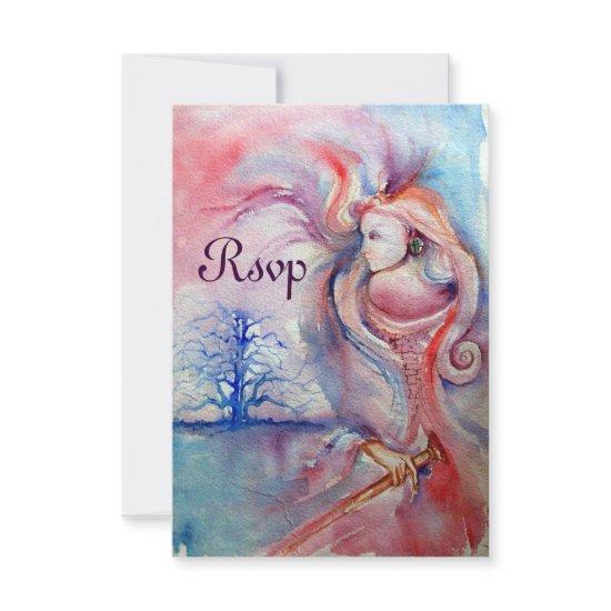AVALON ,Magic and Mystery , soft pink blue rsvp