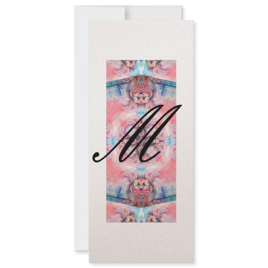AVALON monogram 2, pink purple  metallic CHAMPAGNE