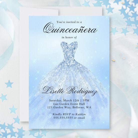 Baby Blue Quinceanera