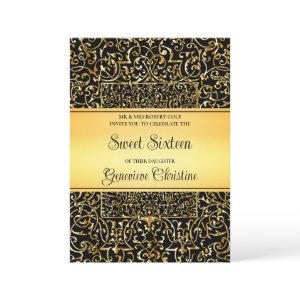 Baroque Gold Frame Quinceanera