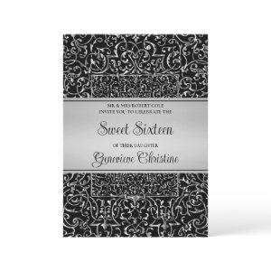 Baroque Silver Frame Quinceanera