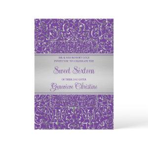 Baroque Silver Frame Quinceanera