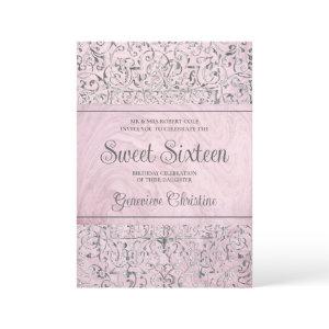 Baroque Silver Frame Quinceanera