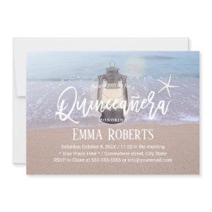 Beach Starfish & Lantern Quinceanera 15 Birthday