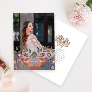 Beautiful Quinceanera Fiesta Thank You Photo