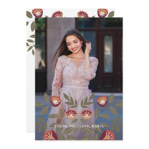 Beautiful Quinceanera Fiesta Thank You Photo