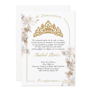 Bell frame Quinceañera  in Spanish