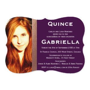 Bilingual 2-sided Quinceañera Photo