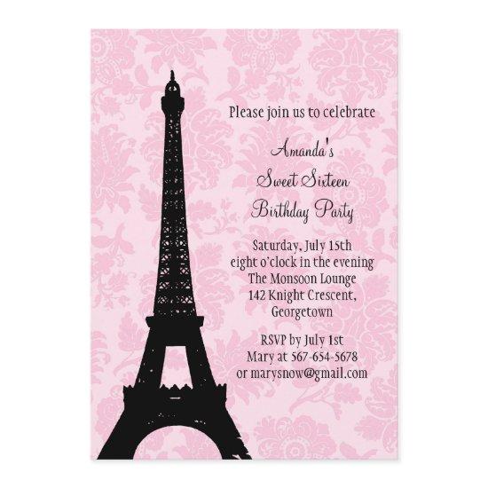 Birthday in Paris Sweet Sixteen