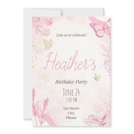 Birthday Party  - Custom - Add your Info