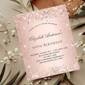 Birthday rose gold blush