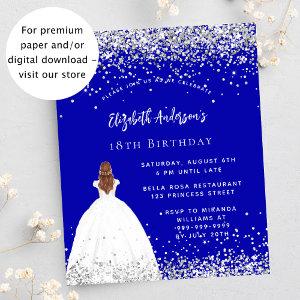 Birthday royal blue dress