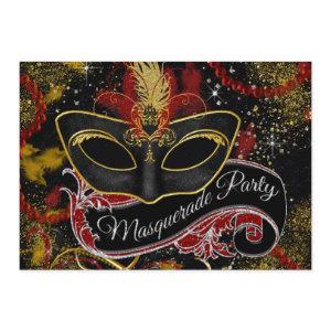 Black and Gold Masquerade Party