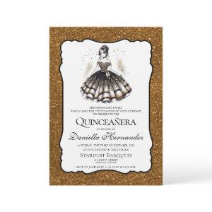 Black and Gold Quinceañera