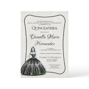 Black and Green Quinceañera