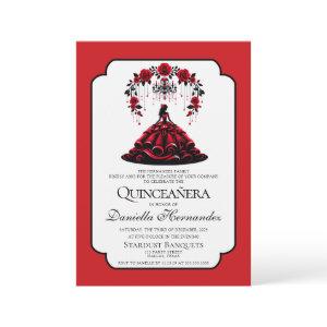 Black and Red Quinceañera