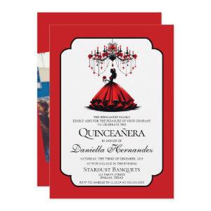 Black and Red Quinceañera