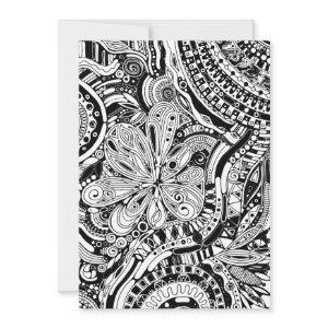 Black And White Geometric Art 15