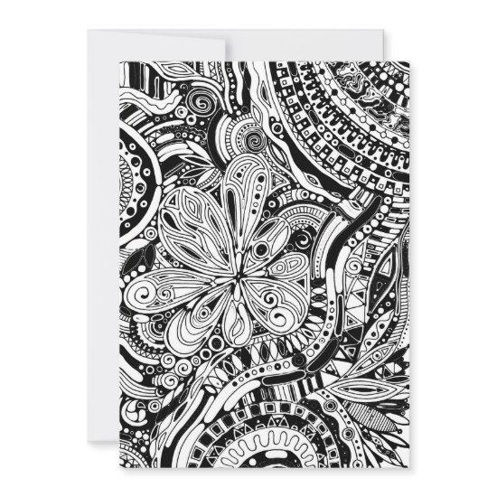 Black And White Geometric Art 15
