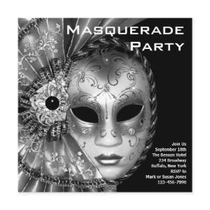 Black and White Masquerade Party