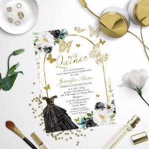 Black Butterfly Spanish Quinceanera