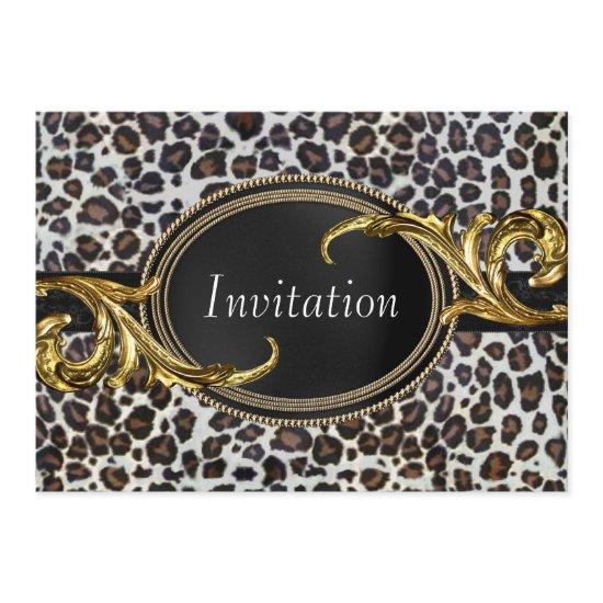 Black Gold Leopard All Occasion Party