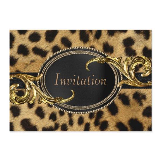 Black Gold Leopard All Occasion Party