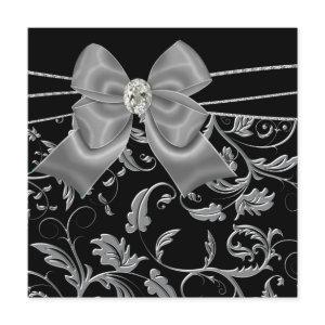 Black Silver Black All Occasion Party