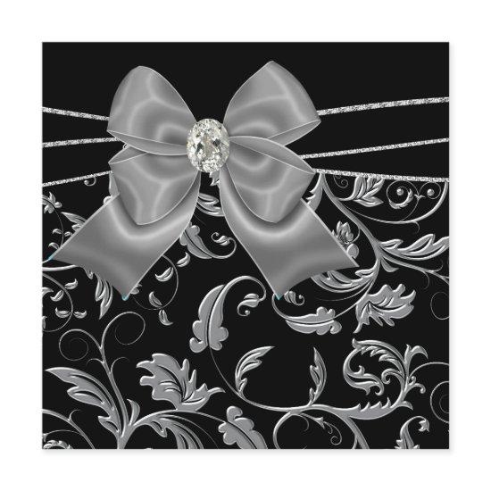 Black Silver Black All Occasion Party