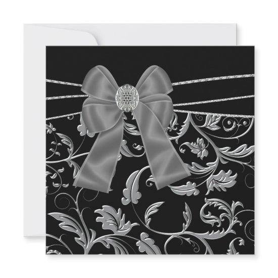 Black Silver Black All Occasion Party