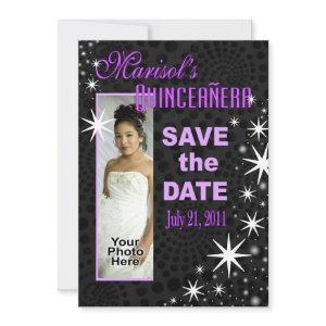 Black Stars Quinceañera Photo Party