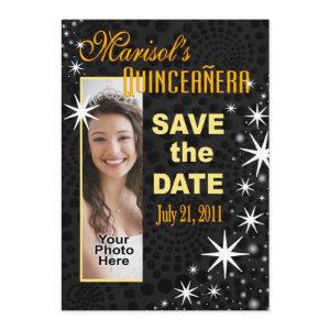 Black Stars Quinceañera Photo Party
