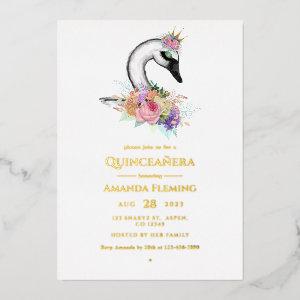 Black Swan Quinceañera Foil