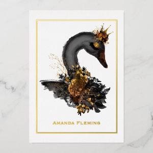 Black Swan Quinceañera Foil