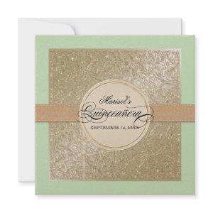 Black Tie Elegance, Champagne Cream Quinceanera