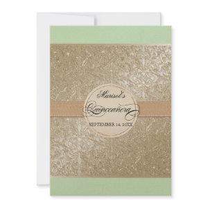 Black Tie Elegance, Mint Green Cream Quinceanera