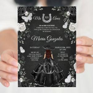 Black & White Princess Quinceanera Birthday
