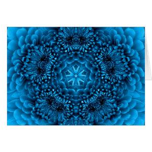 BLUE DAHLIA FLOWER PETALS